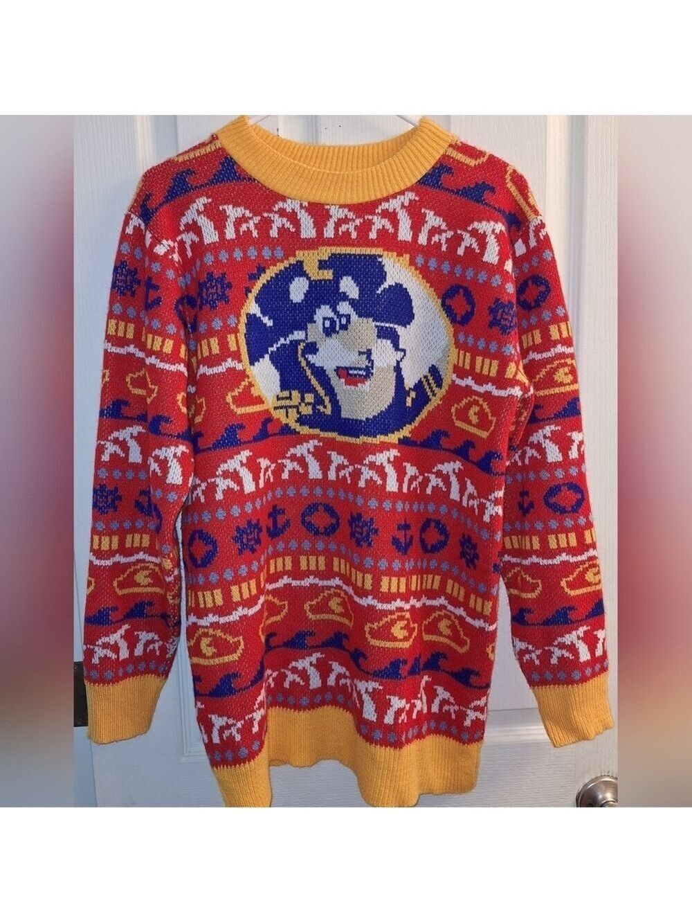 Captain Crunch Colorful Graphic Men's Sweater Medium